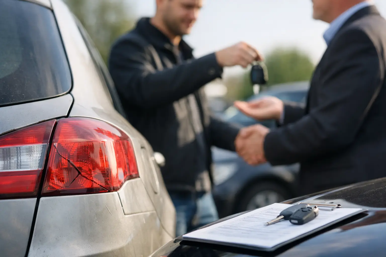 Automobilio be techninės apžiūros pardavimas