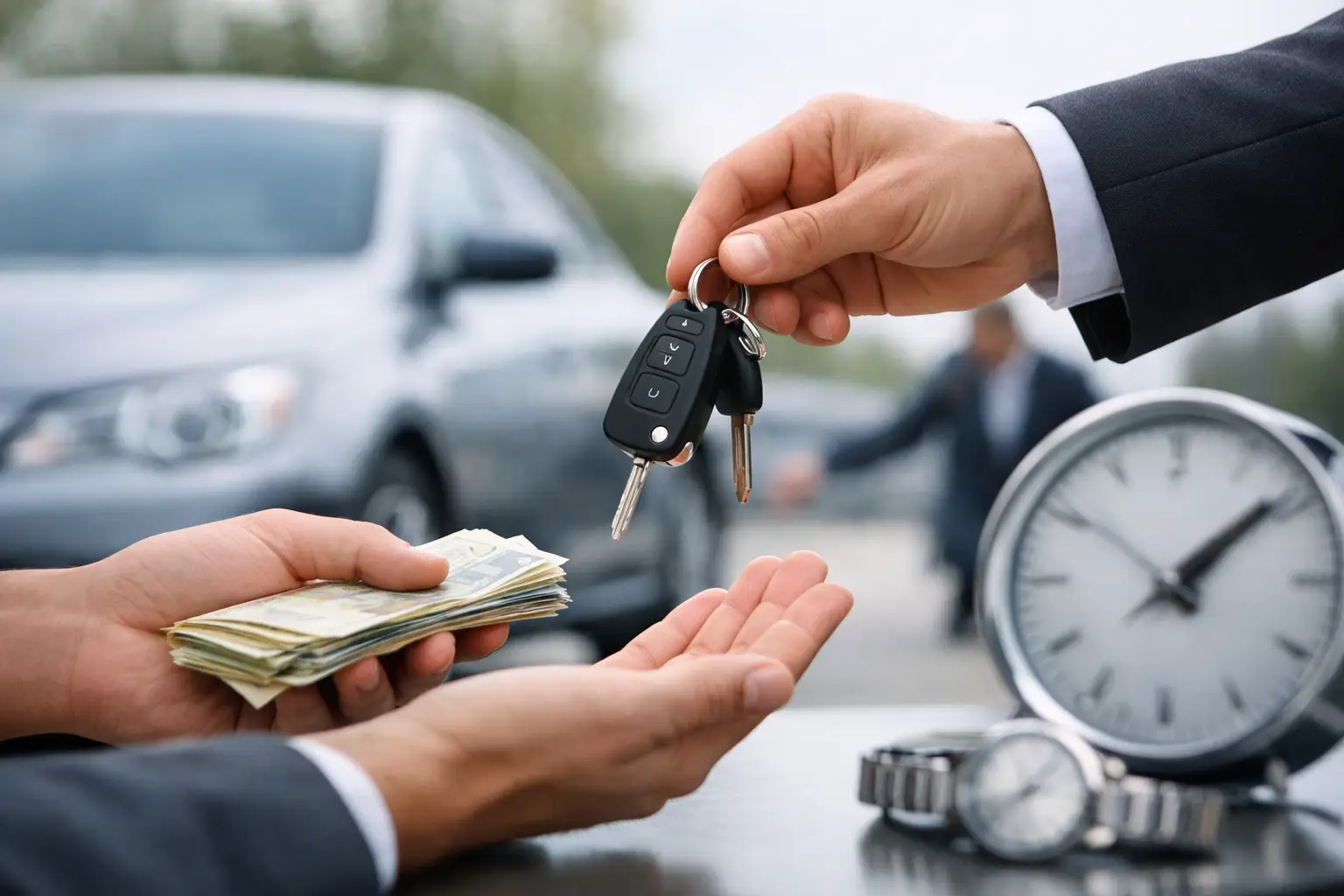 Automobilio supirkimas per valandą be laukimo
