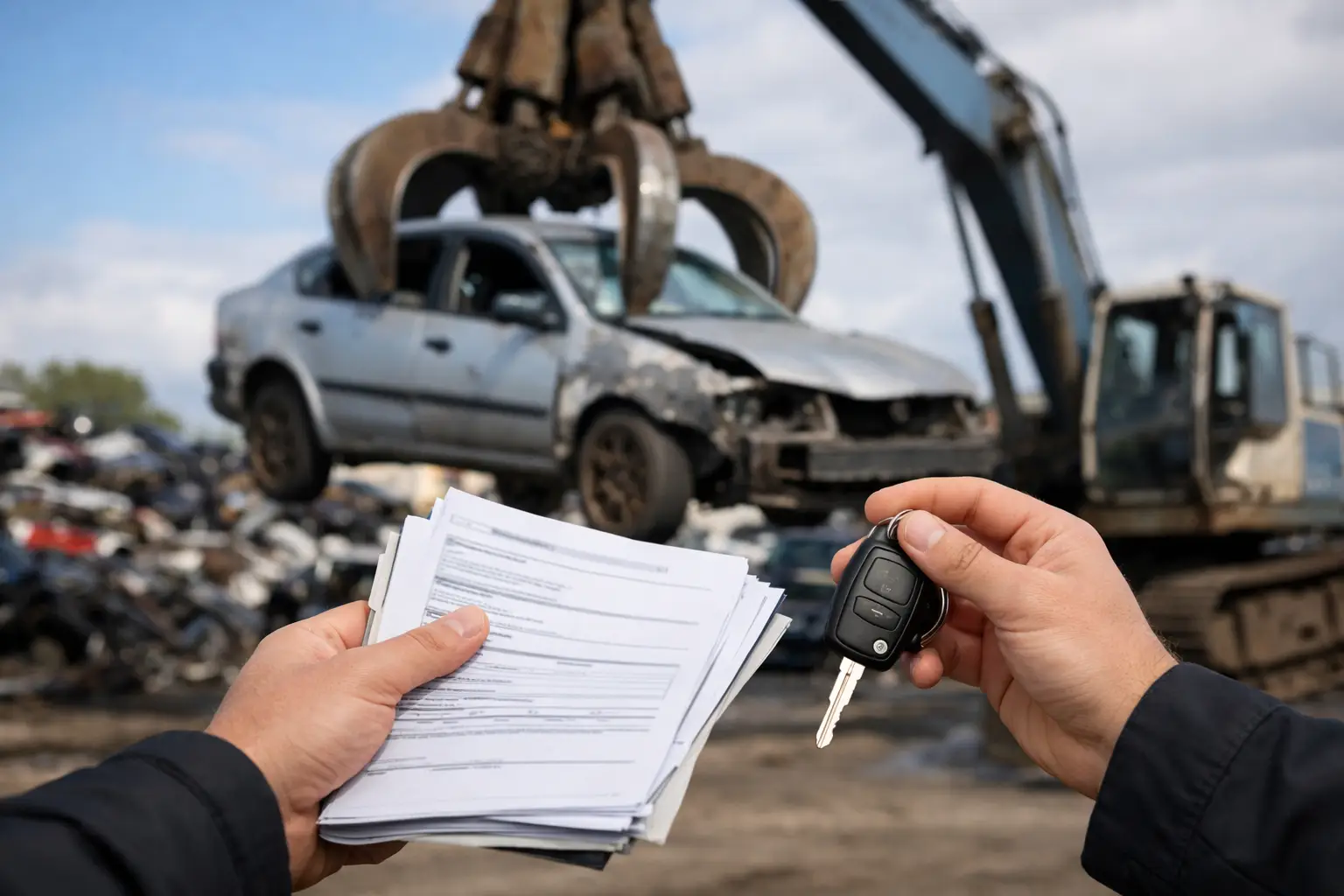 Automobilio utilizavimas su dokumentais be rūpesčių