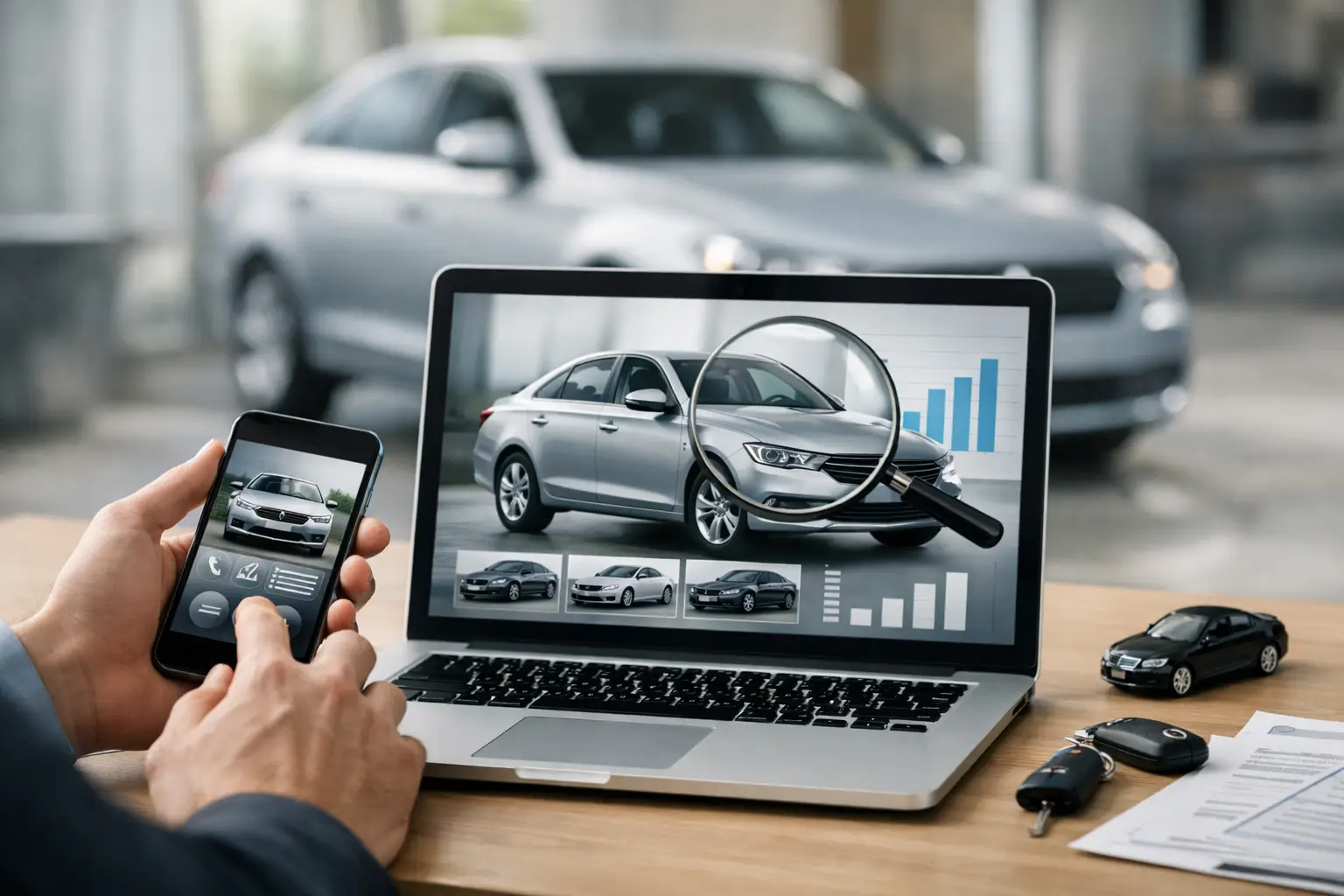Automobilio vertinimas internetu be spėlionių