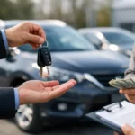 Saugus automobilio pardavimas supirkėjui