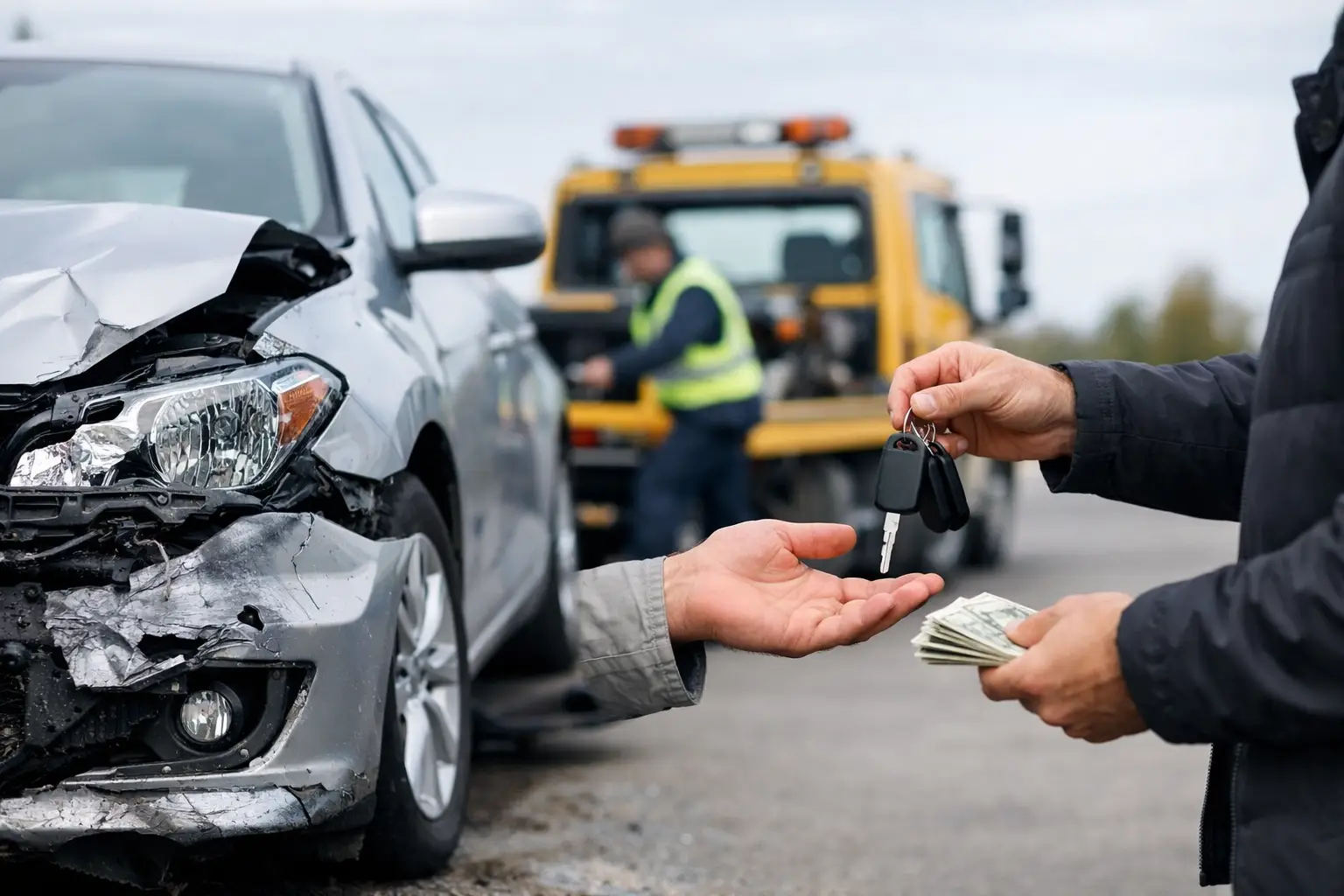 Sugedusio automobilio supirkimas be rūpesčių