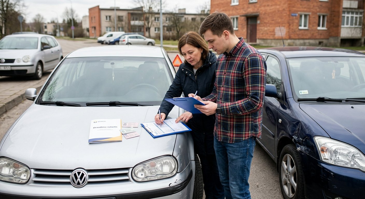 Ar automobilio draudimas galioja po eismo įvykio? Ką daryti per pirmąsias minutes