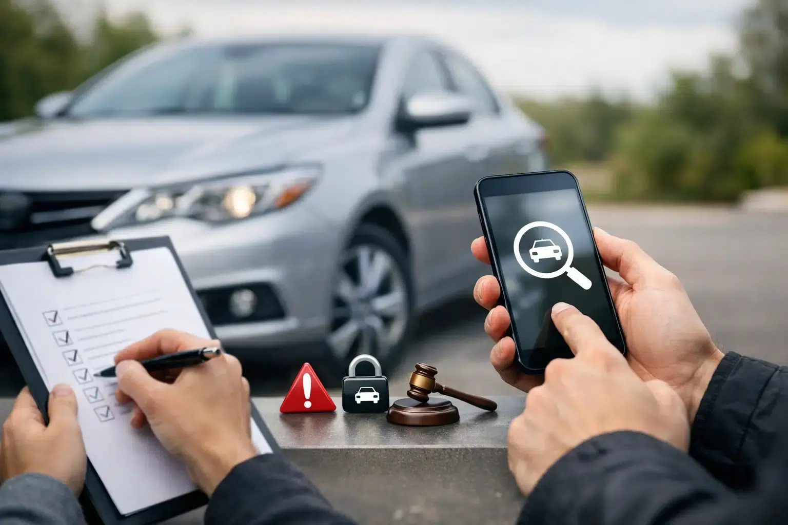 Kaip patikrinti automobilio apribojimus?