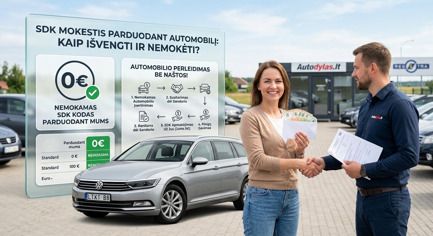 Nemokamas Automobilio Perleidimas – Kaip Parduoti Auto Be SDK Mokesčio