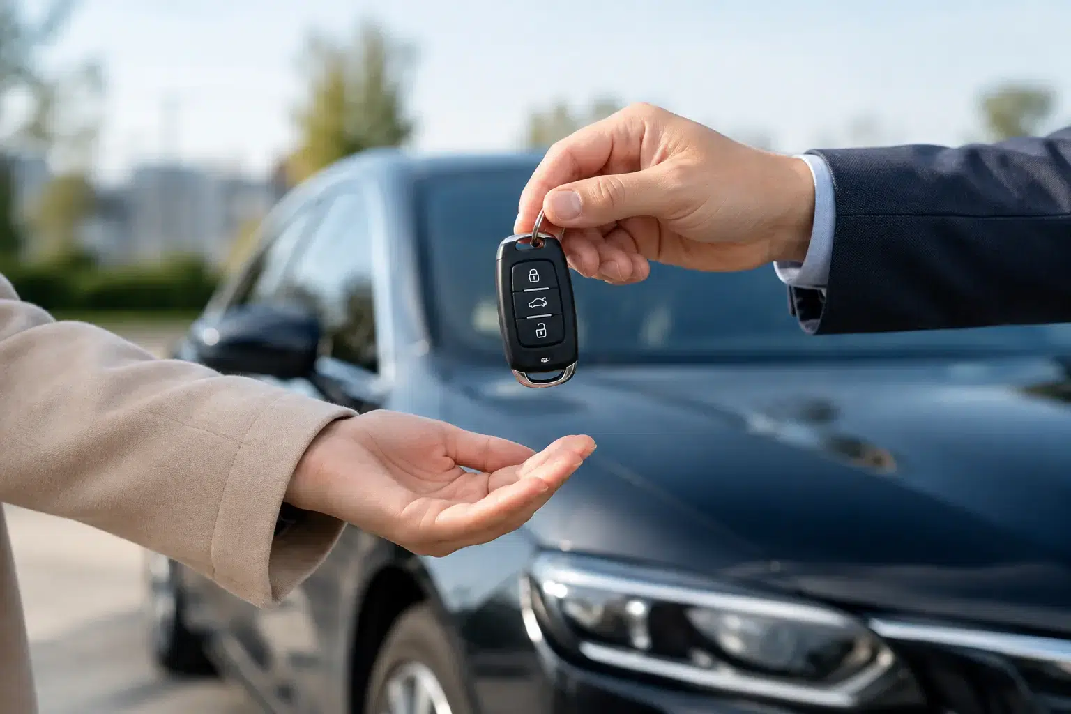 Ar galima parduoti automobilį be raktelių?